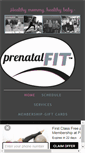 Mobile Screenshot of prenatalfit.com